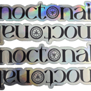 4" holographic sticker 4 pack